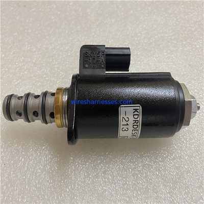 YN35V00049F1 SK200-8 Ekskavatör Solenoid Valfı 30C50-213 Gaz Kelebeği Solenoid Valfı