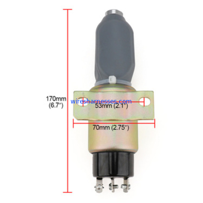 PC200-7 Cummins Alev Anahtarı Motor Yağı Kapalı Valf Anahtarı 3864274